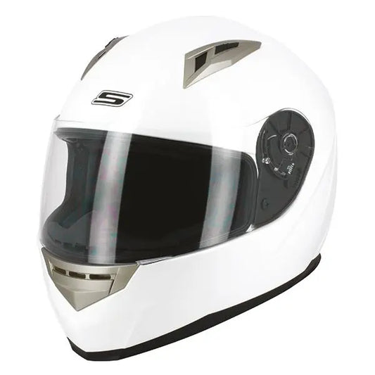Casque Moto Femme Integral BLANC - S448 Le Pratique du Motard