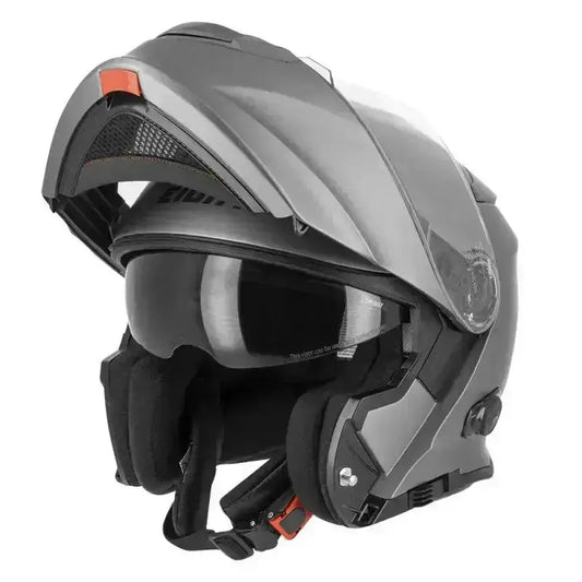 Casque Moto Modulable Bluetooth - Gris - Le Pratique du Motard
