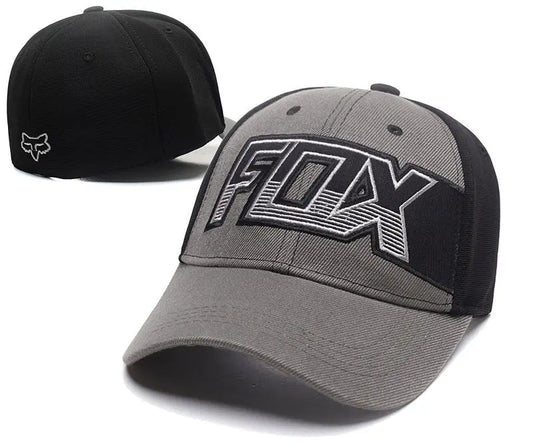 Casquette Fox gris/noir - Le Pratique du Motard