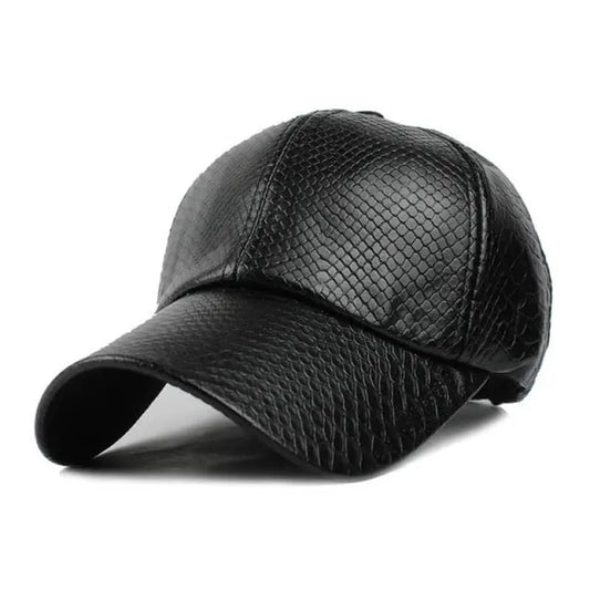Casquette motard en cuir Le Pratique du Motard