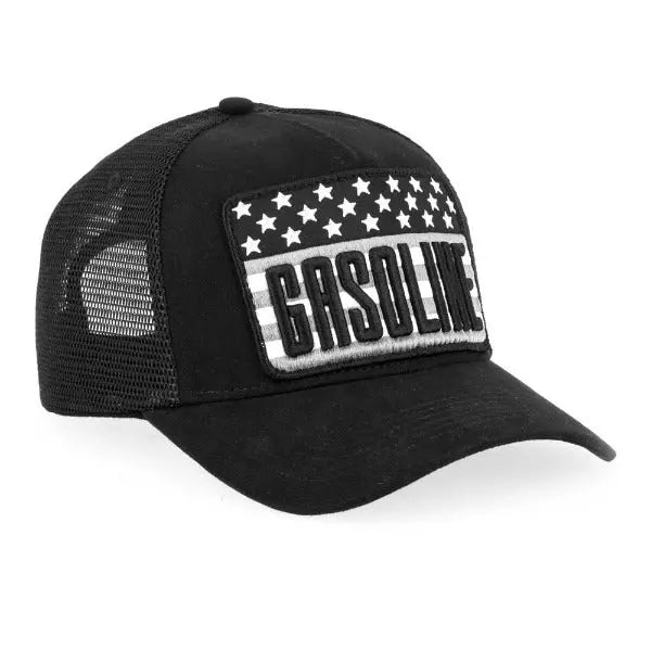 Casquette Trucker Noir - Gasoline Le Pratique du Motard