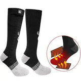 Chaussette chauffante moto - Noir et gris Le Pratique du Motard