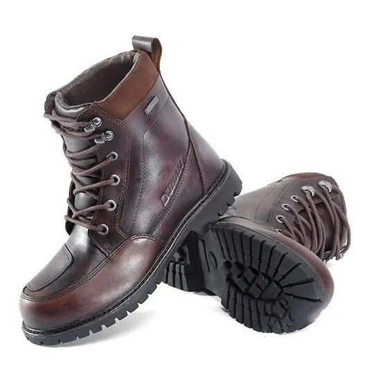 Chaussure cuir moto vintage - Le Pratique du Motard