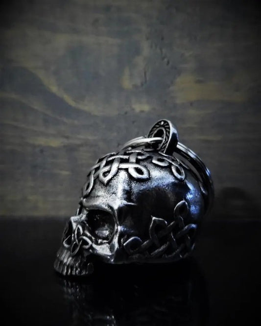 Cloche de moto unique Bravo bells " crâne celtique" - Le Pratique du Motard