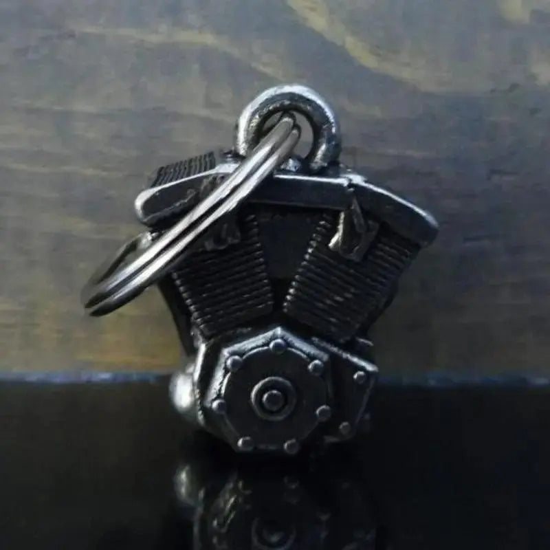 Cloche de moto unique Bravo bells " Moteur en V " - Le Pratique du Motard