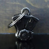 Cloche de moto unique Bravo bells " Moteur en V " - Le Pratique du Motard