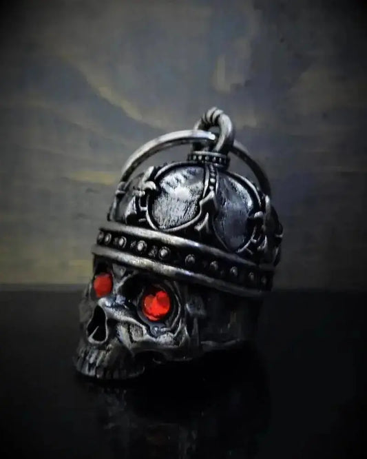 Cloche de moto unique "Cloche de diamant du crâne du roi" - Le Pratique du Motard