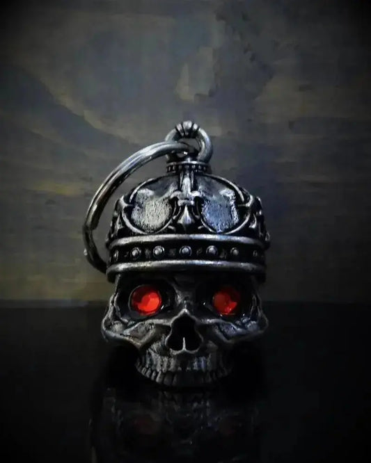 Cloche de moto unique "Cloche de diamant du crâne du roi" - Le Pratique du Motard