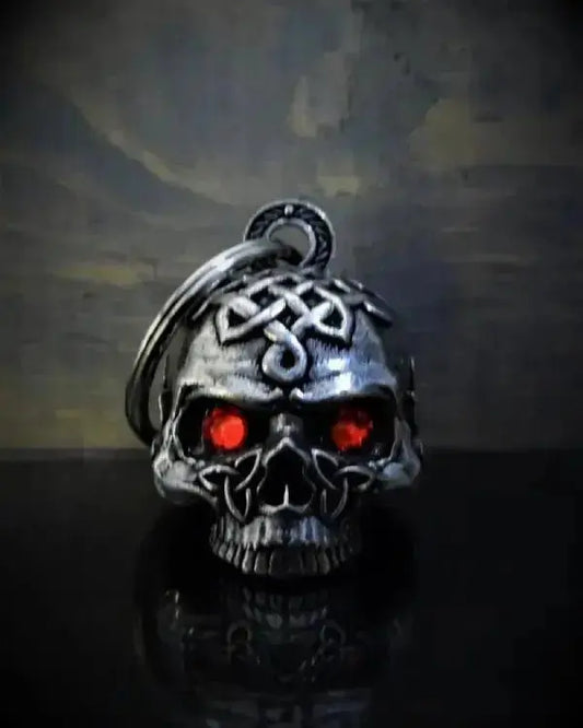 Cloche de moto unique " crâne celtique Diamant" - Le Pratique du Motard