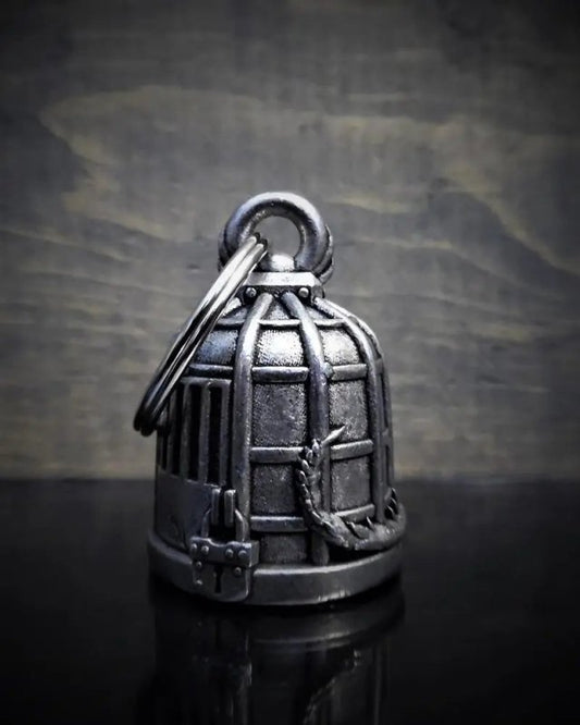 Cloche de moto unique "Gremlin en cage" - Le Pratique du Motard