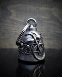 Cloche de moto unique "Une moto en direct pour faire sonner la cloche" - Le Pratique du Motard