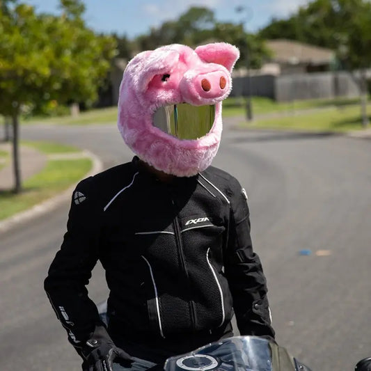 Couvre Casque Moto - Cochon - Le Pratique du Motard