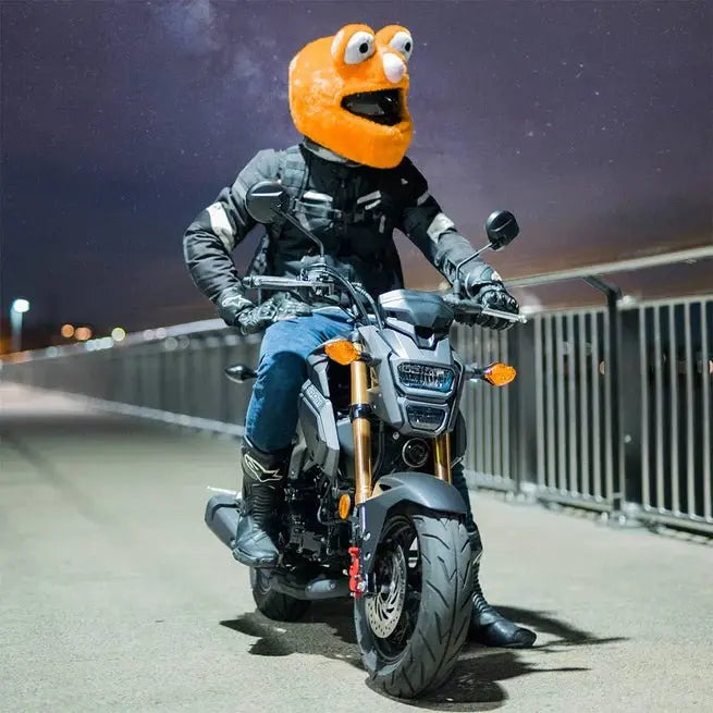 Couvre Casque Moto - Fun Orange - Le Pratique du Motard