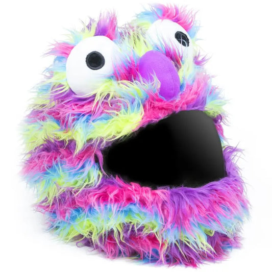 Couvre Casque Moto - Peluche Multicolor - Le Pratique du Motard