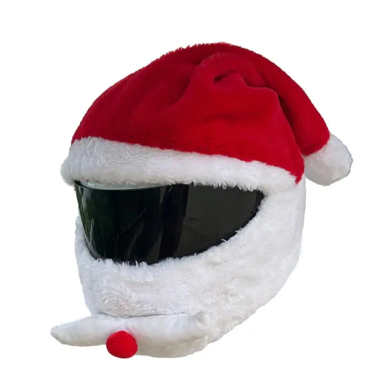 Santa Claus Helmet Cover Best Motorcycle Gift Idea 2023