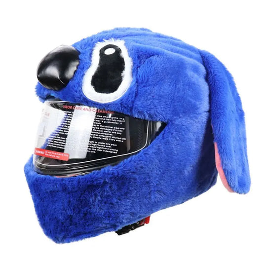 Couvre Casque Moto - Stitch Bleu Le Pratique du Motard