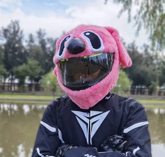 Couvre Casque Moto - Stitch Rose Le Pratique du Motard
