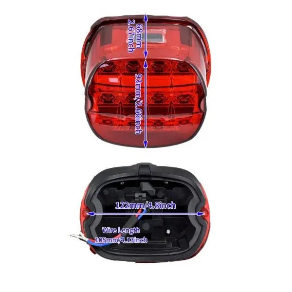 Feux arrière  Led pour Harley  Road Glide - Rouge Le Pratique du Motard