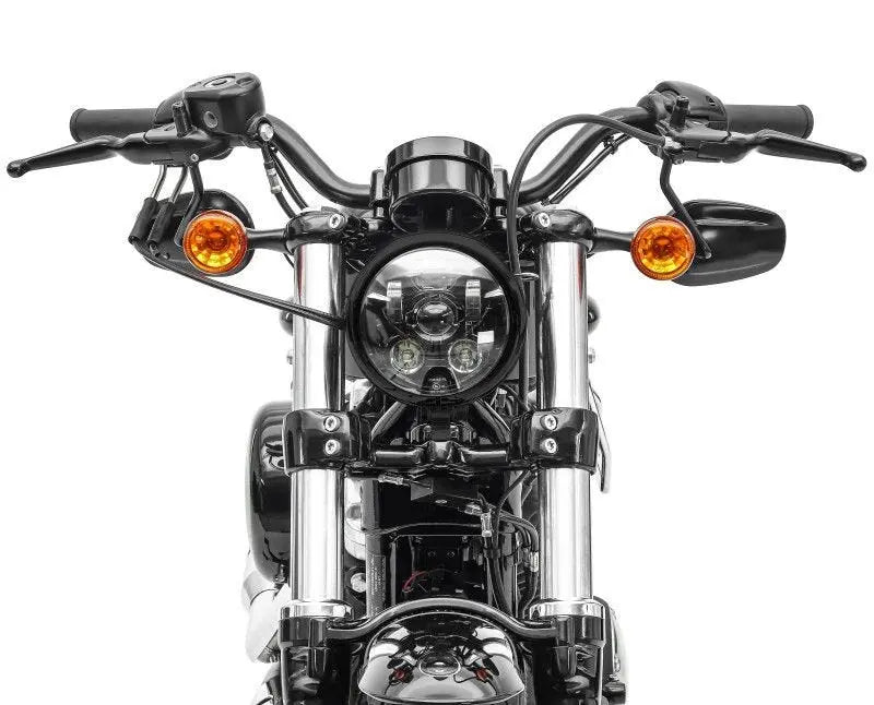 Feux avant Noir Harley Davidson Compatible - Phare LED moto 5,75 Le Pratique du Motard