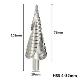 Forets queue hexagonale 4 a 32 mm - Le Pratique du Motard