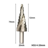Forets queue hexagonale 4 a 32 mm - Le Pratique du Motard