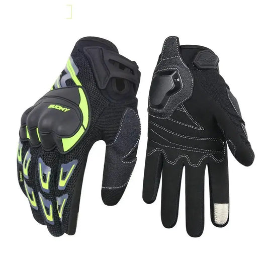 Gants Moto Cross Vert Le Pratique du Motard