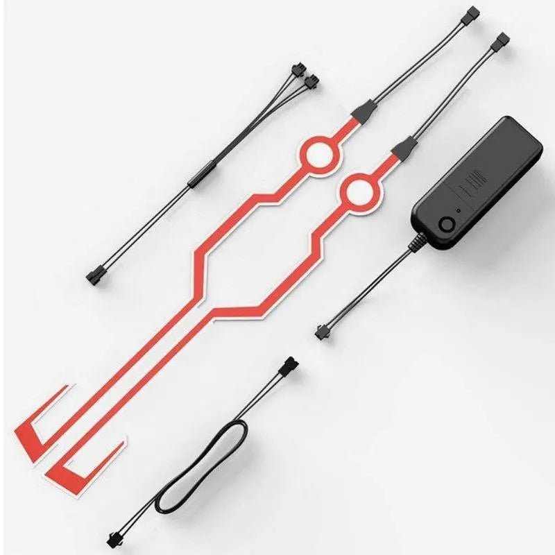 Kit de personnalisation lumineux pour casque - Le Pratique du Motard