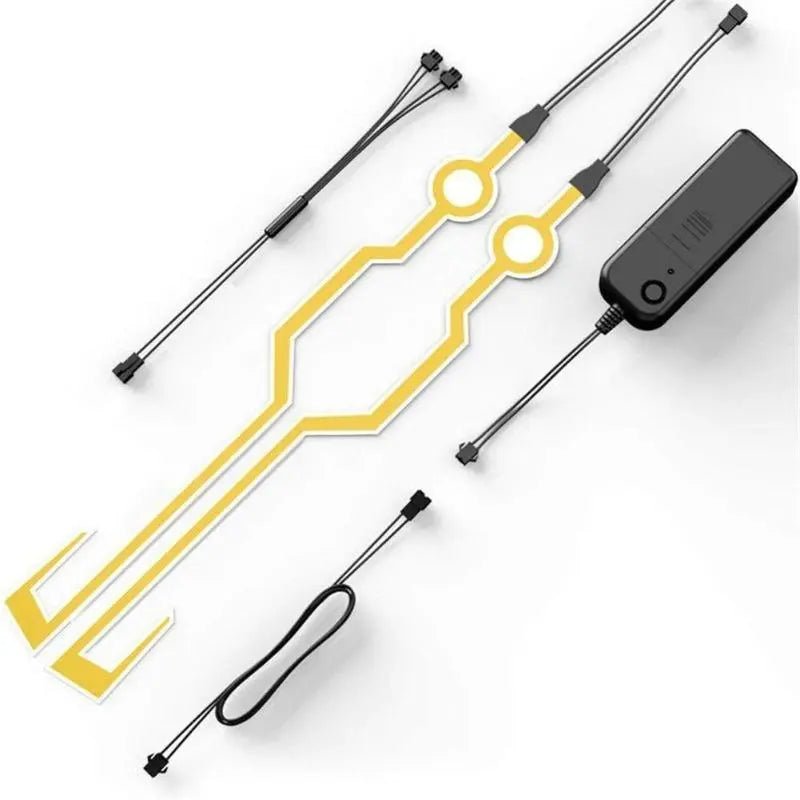 Kit de personnalisation lumineux pour casque - Le Pratique du Motard