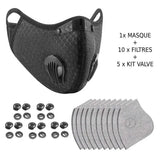 Masque de sport avec filtre anti-pollution - Le Pratique du Motard