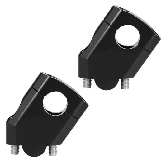 Pack :phare additionnel LED moto avec Rehausse 40mm  pour guidons  Ø 22mm Le Pratique du Motard