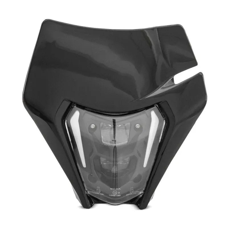 Phare LED ECE Masque DRL noir pour KTM EXC / EXC-F / Freeride / Enduro / SMC 14-22 XDure SW1 Incluant Le Pratique du Motard