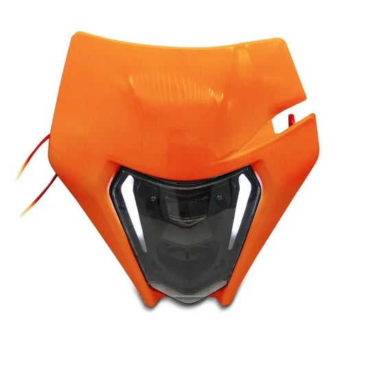Phare LED moto ECE + plaque pour KTM 600 / 620 / 640 LC4 XDURE SW1-OG Le Pratique du Motard