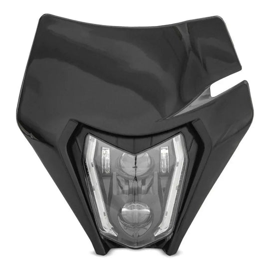Phare LED moto et plaque Enduro Offroad Universel Le Pratique du Motard