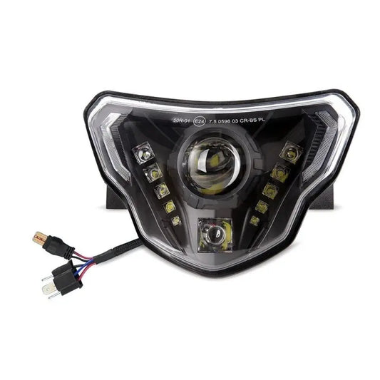 Phare LED moto QL5 pour BMW G 310 GS / R 16-20 Feux avant ECE Le Pratique du Motard