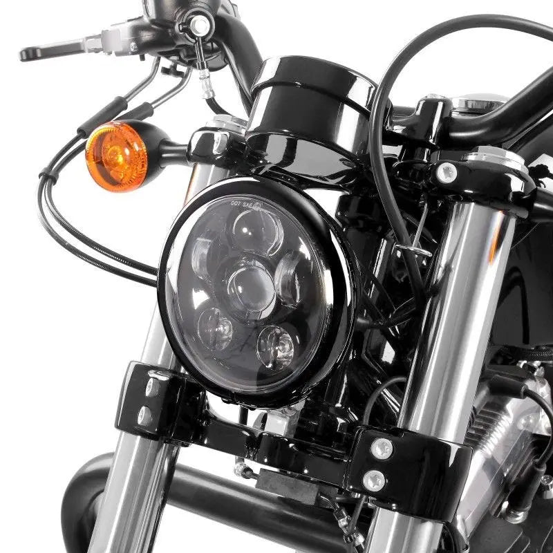 Phare LED moto Set compatible avec Harley Davidson et Clignotants pour guidon Le Pratique du Motard