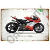 Plaque décorative métallique DUCATI - Le Pratique du Motard