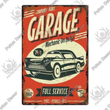 Plaque décorative métallique Garage - Le Pratique du Motard