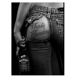 Plaque métal Jack Daniels -Sexy - Le Pratique du Motard