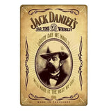 Plaque métallique décorative "Jack Daniel'S" - Le Pratique du Motard