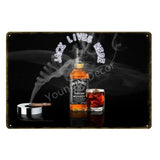 Plaque métallique décorative "Jack Daniel'S" - Le Pratique du Motard