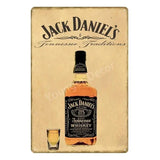Plaque métallique décorative "Jack Daniel'S" - Le Pratique du Motard
