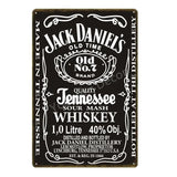 Plaque métallique décorative "Jack Daniel'S" - Le Pratique du Motard