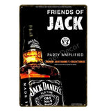 Plaque métallique décorative "Jack Daniel'S" - Le Pratique du Motard