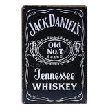 Plaque métallique décorative "Jack Daniel'S" - Le Pratique du Motard