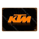 Plaque métallique Off-road KTM - Le Pratique du Motard