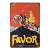 Plaque métallique "Vieille moto" - Le Pratique du Motard