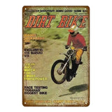 Plaque métallique "Vieille moto" - Le Pratique du Motard