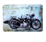 Plaques Métalliques Rétro Vintage - Le Pratique du Motard