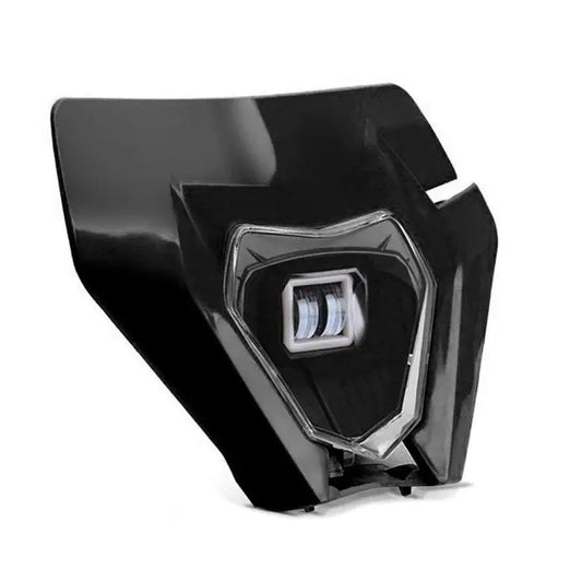 Projecteur LED moto + plaque / carenage Universel pour Enduro XDure GK2 noir Le Pratique du Motard