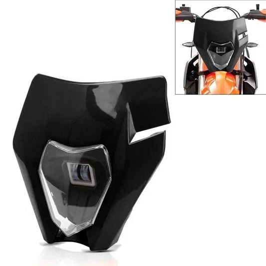 Projecteur LED moto + plaque / carenage Universel pour Enduro XDure GK2 noir Le Pratique du Motard